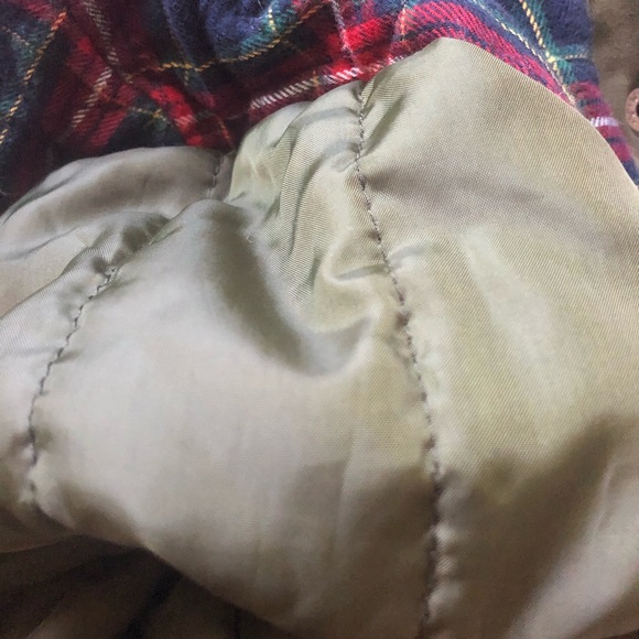 ⭑Stretch Flannel-Lined Twill Bomber Jacket - Picture 6 of 8